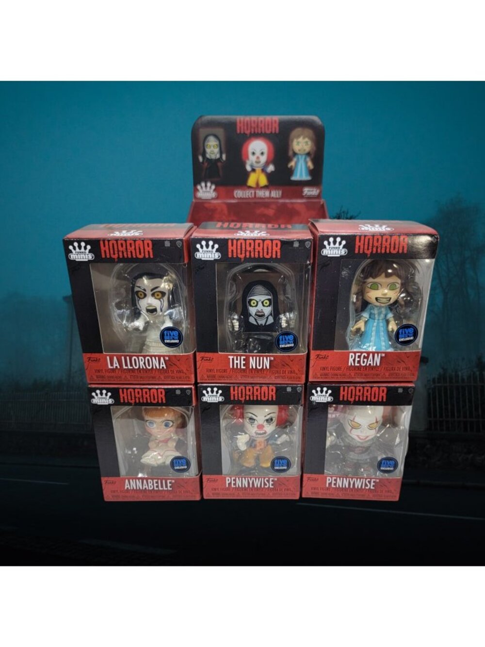 Horror Funko Pop Complete Set 6 Funko Mini's Lot Full Bundle NEW w Store Display